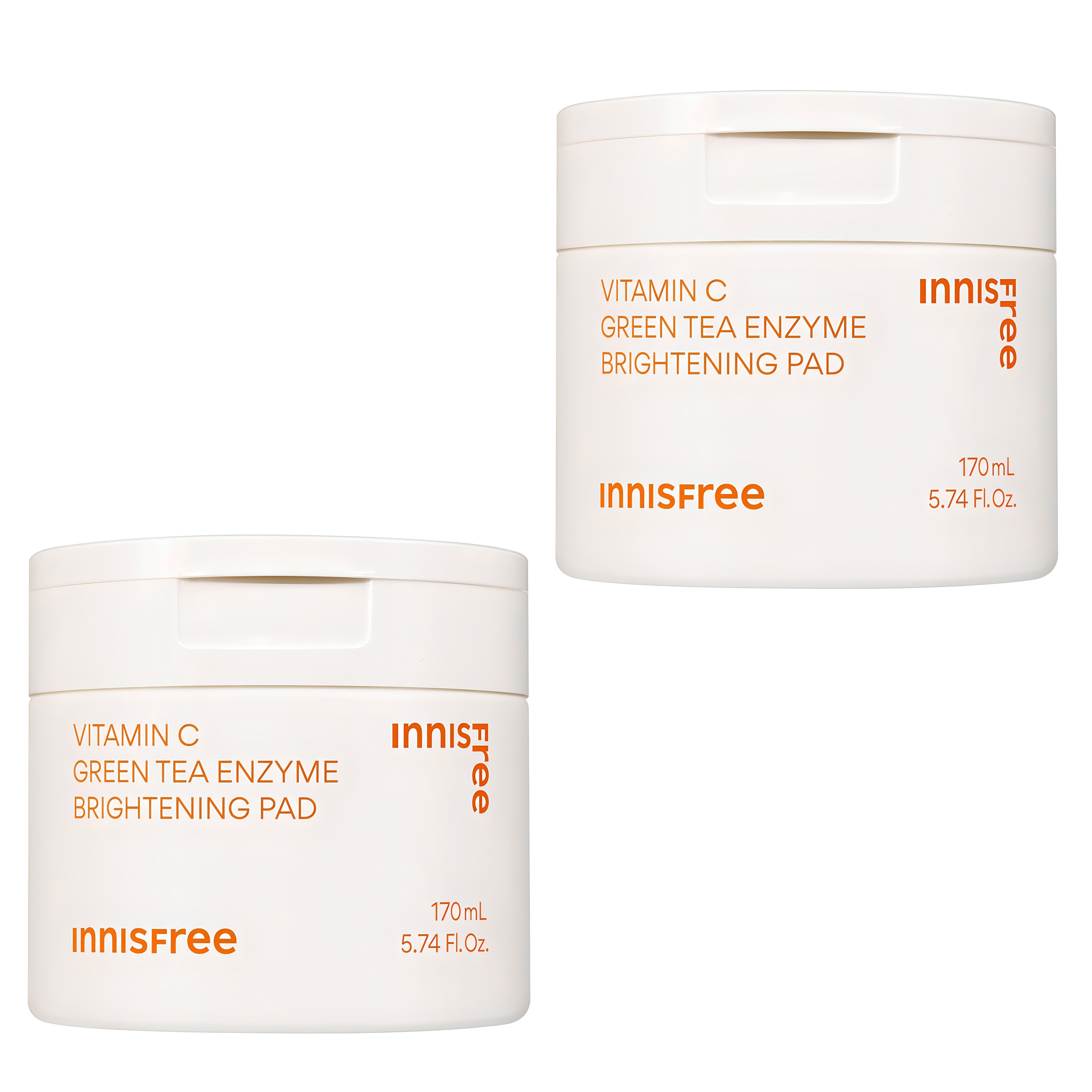 [1+1]ビタCグリーンティーエンザイムブライトパッド 60枚+60枚 / パック / トナーパッド 4,914円