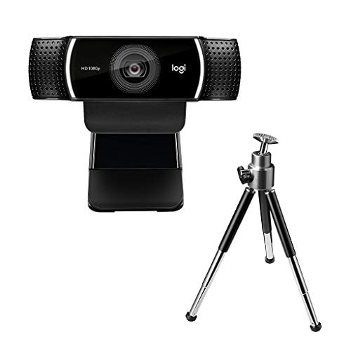ロジクール Webカメラ C922n フルHD 1080P ストリーミング 撮影用 三脚 スタンド 付き オートフォーカス ステレオ マイク ウェブカメラ ウェブカム PC Mac ノートパソコン Z