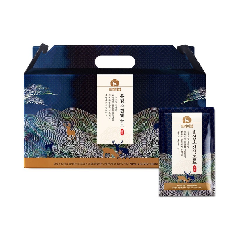 プレミアム正しい黒ヤギ鎮静ゴールド2100ml1個