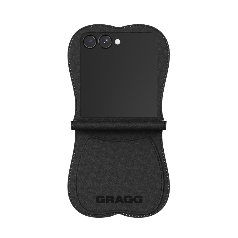 【GRAGG】 LAYERED RIBBON CASE - BLACK 正規品