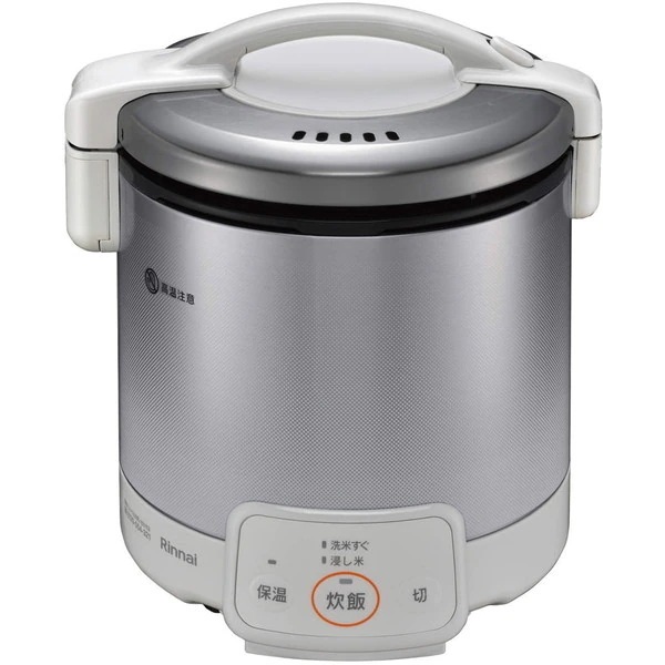 RR-050VQ(W)-13A グレイッシュホワイト こがまる [ガス炊飯器(都市ガス用5合炊き)]