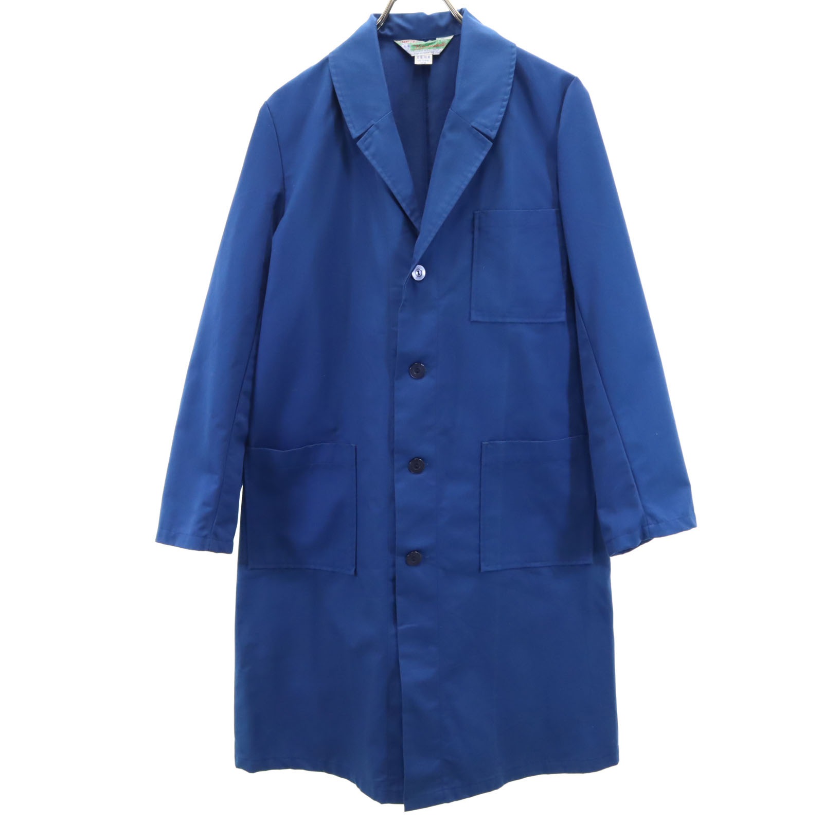 SANFOR 70s 80s ヴィンテージ ユーロワーク コート 48 青紺 メンズ