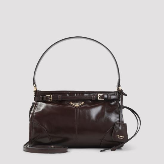 PRADA Women Shoulder Bags 1BC297VOOM 2CYR F01D6 MORO N