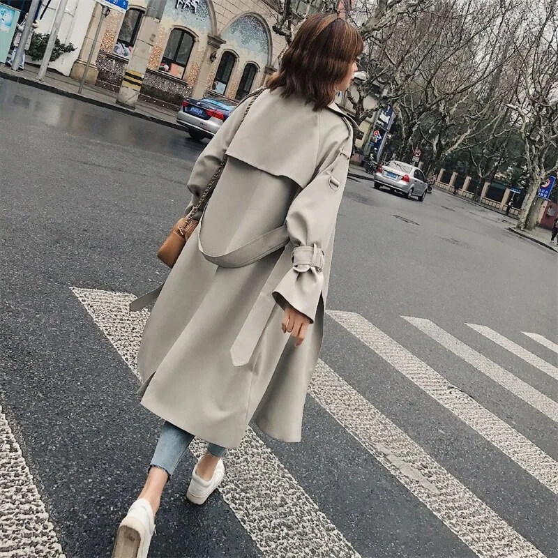 春ジャケット人気アウター2024 新作 韓国版ルーズトレンチコート おしゃれアウター ノーカラーコート春アウター春トレンチコート ジャケット