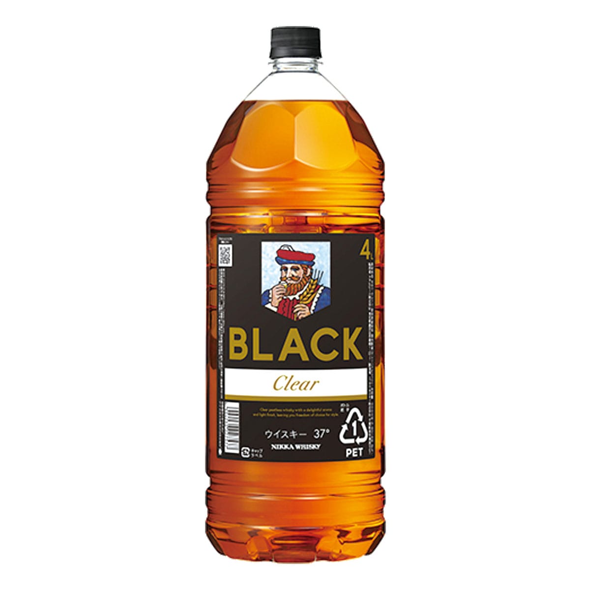 ブラックニッカ クリア ペット 4000ml 4L 1ケース (4本)