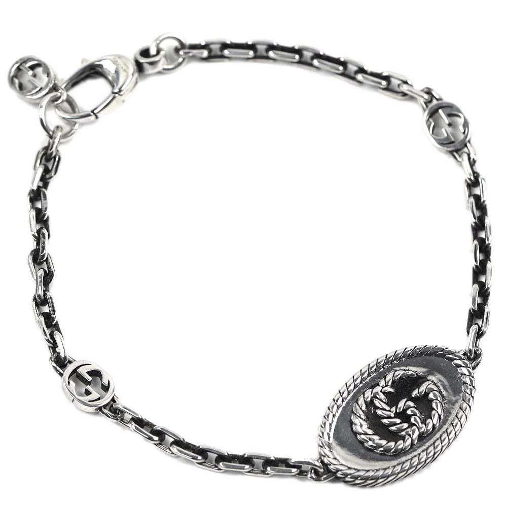 グッチ ブレスレット GUCCI メンズ GGマーモント シルバー925 アクセサリー 627749 J8400 0701 19cm