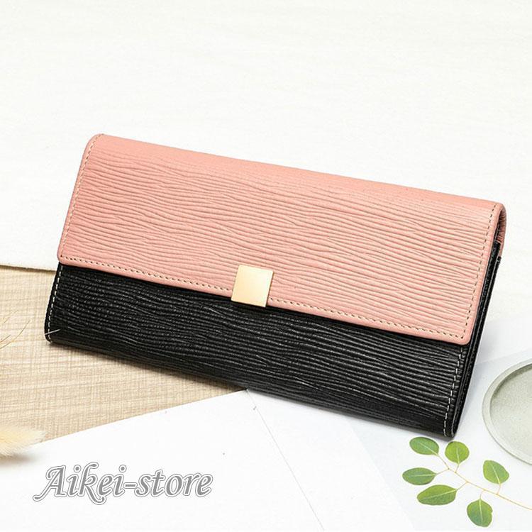 14即納セ.ー.ル!牛革　本革　長財布 レディース 小銭入れ　カード入れ　サイフ　おしゃれwallet コンパクト　安い レザーサイフ　人気　大容量　可愛い
