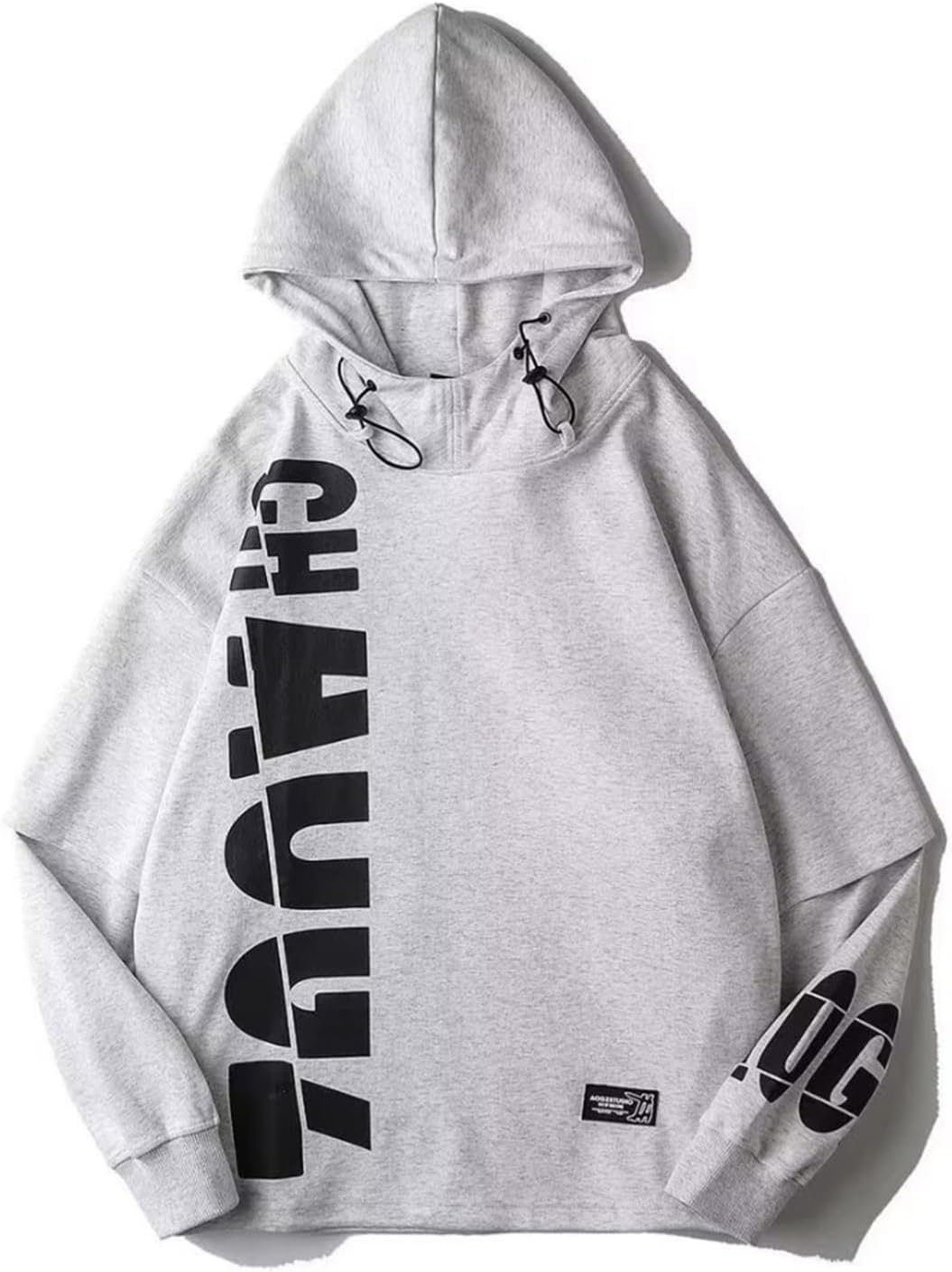パーカー メンズ フード付き プルオーバー 秋服 レイヤード風 ユニセックス 長袖 アウター 可愛い お揃い ヒップホップ 原宿 スウェット 大きいサイズ 柔らかい 個性 通学 運動 アウト 5,065円