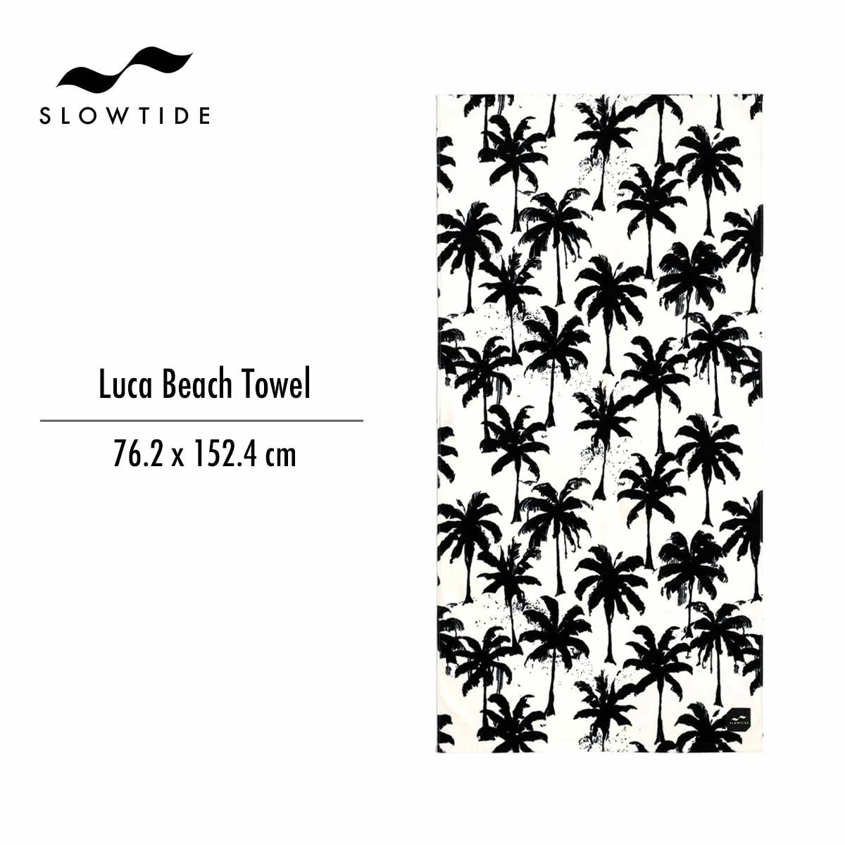スロータイド SLOWTIDE ルカ ビーチタオル タオルブランケット スロウタイド 柔らかい サーフィン サーフ プール 海水浴 お風呂 コットン 吸水性 速乾性 ST330 2025 SS 正規品