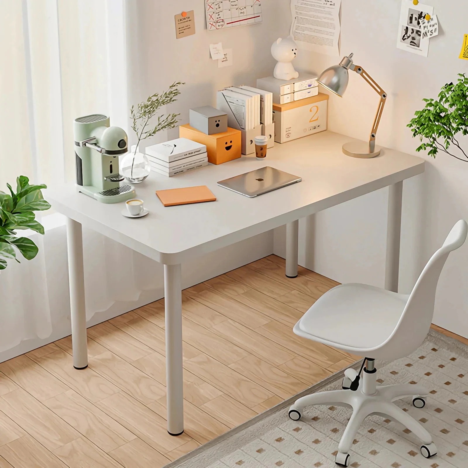 【新品特价】Rshtong デスク パソコンデスク 勉強机 机 PCデスク ゲーミングデスク 在宅ワーク リモートワーク用 おしゃれ シンプル 化粧台 作業机 組立簡単2色 8,506円