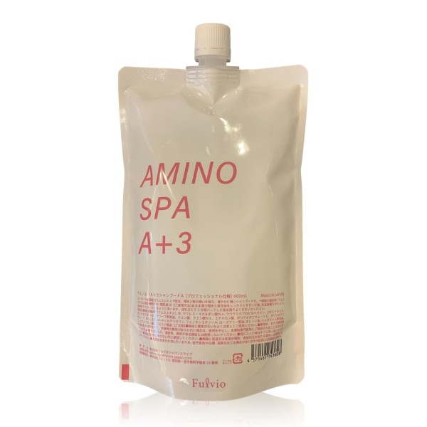 シャンプー A+3 シャンプー レフィル 600ml 詰め替え フルボ酸 ミネラル アミノ酸 酵素 フムスエキス 栄養 頭皮 フケ 乾燥 髪質 泡パック 地肌 健康 キメ 浸透 ハリ コシ