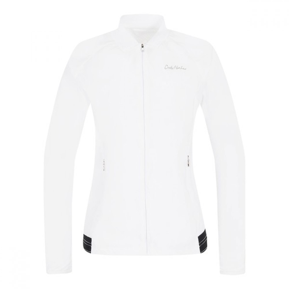 (カステルバジャック) 女性用シングルレイヤー軽量ウインドブレーカージャンパー_BGCMJP701WH