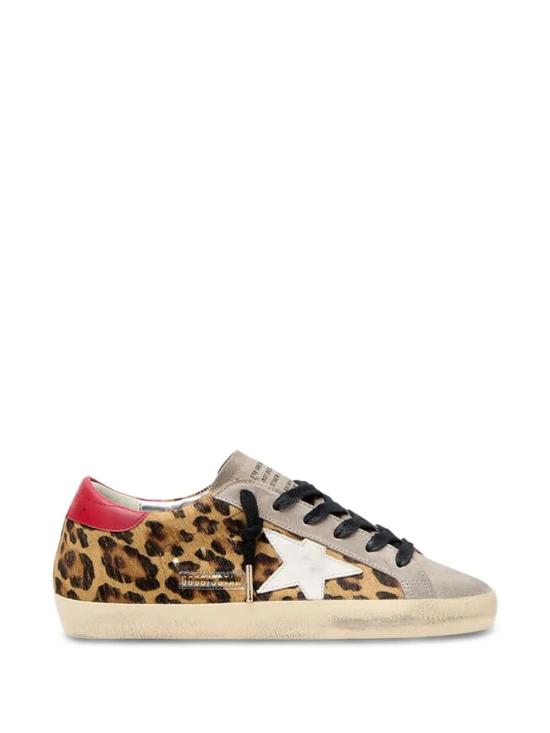 GOLDEN GOOSE Women Sneakers GWF00101 F008103 15868 15868 LEOPARD WHITE RED