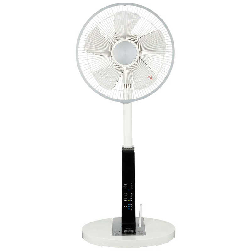 シィーネット　30cmスタンドパイプフルリモコンリビング扇黒 シィー・ネット ホワイト　CFAF606WH