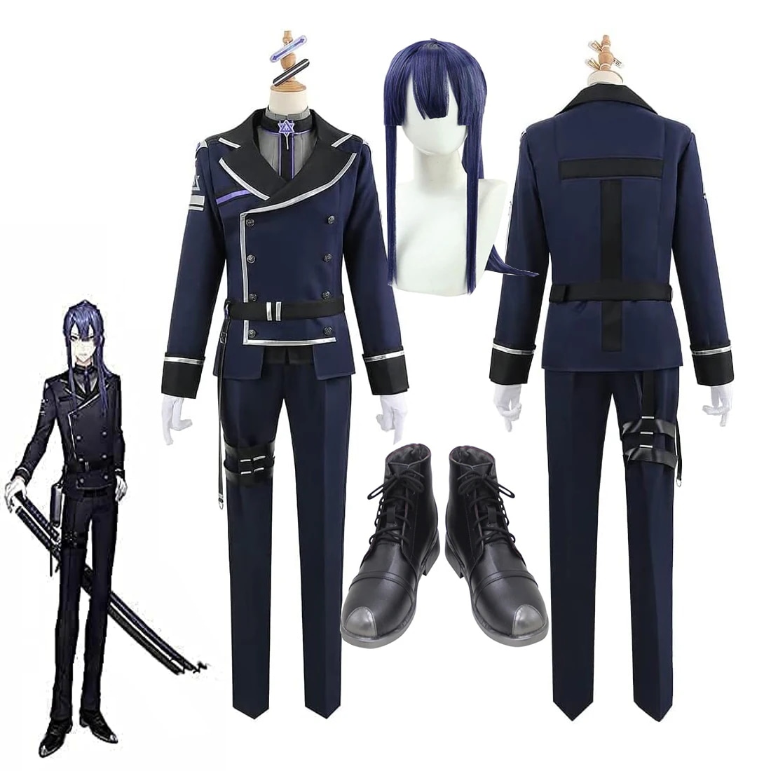 新作入荷 大人気商品 バーチャルYouTuber にじさんじ 長尾景 ながおけい ウィッグ 靴追加可 コスプレ衣装 ハロウィン クリスマス 学園祭 文化祭 仮装 コスチューム 8,125円