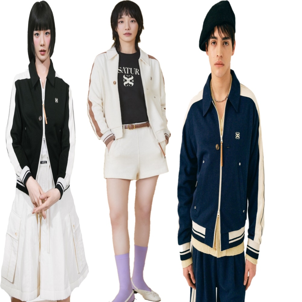 Lawton Collar Track Zip-Up Jacket/ユニセックス