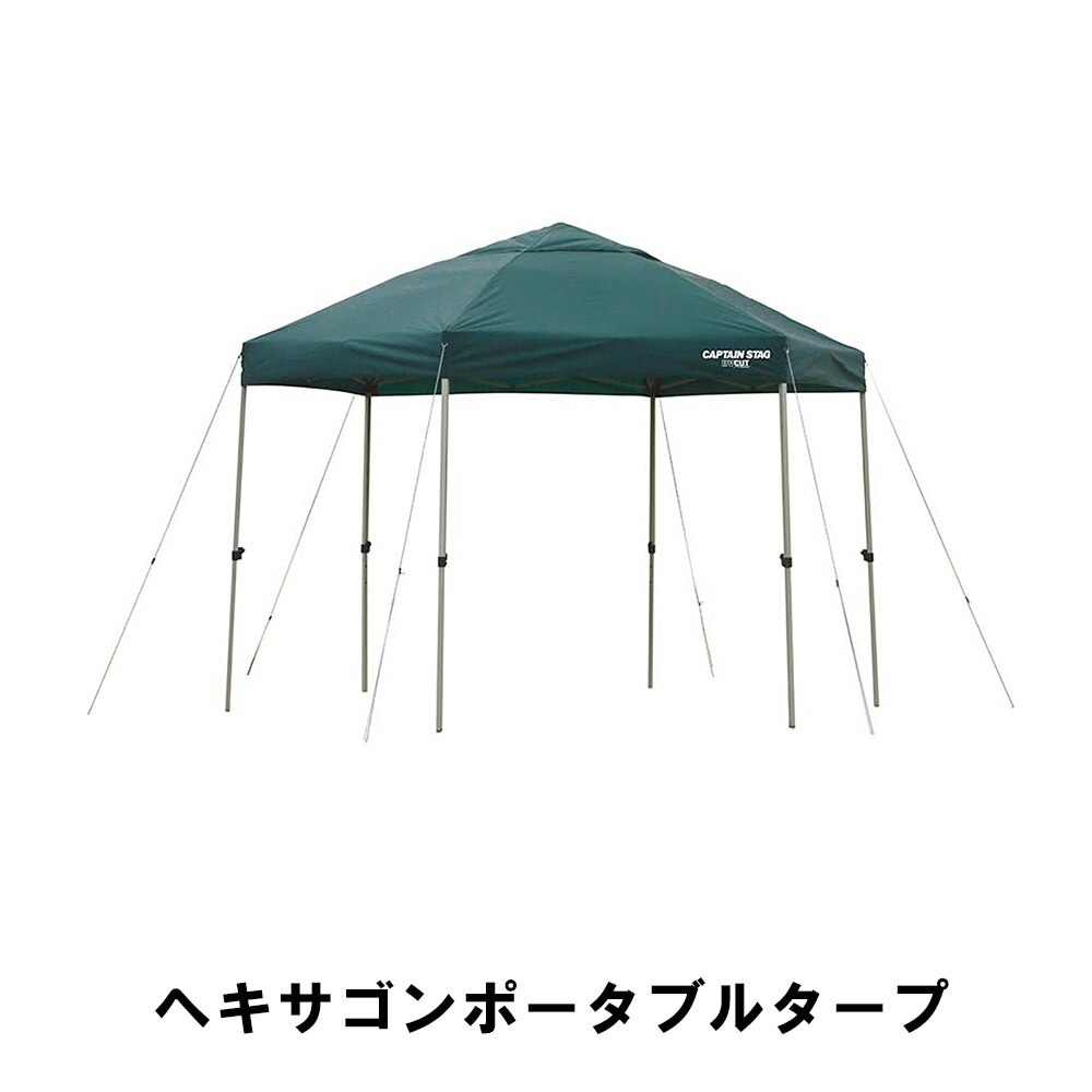 タープ テント 日よけ ヘキサタープ 幅320 奥行380 高さ280 防水 ヘキサゴン アウトドア 17,309円