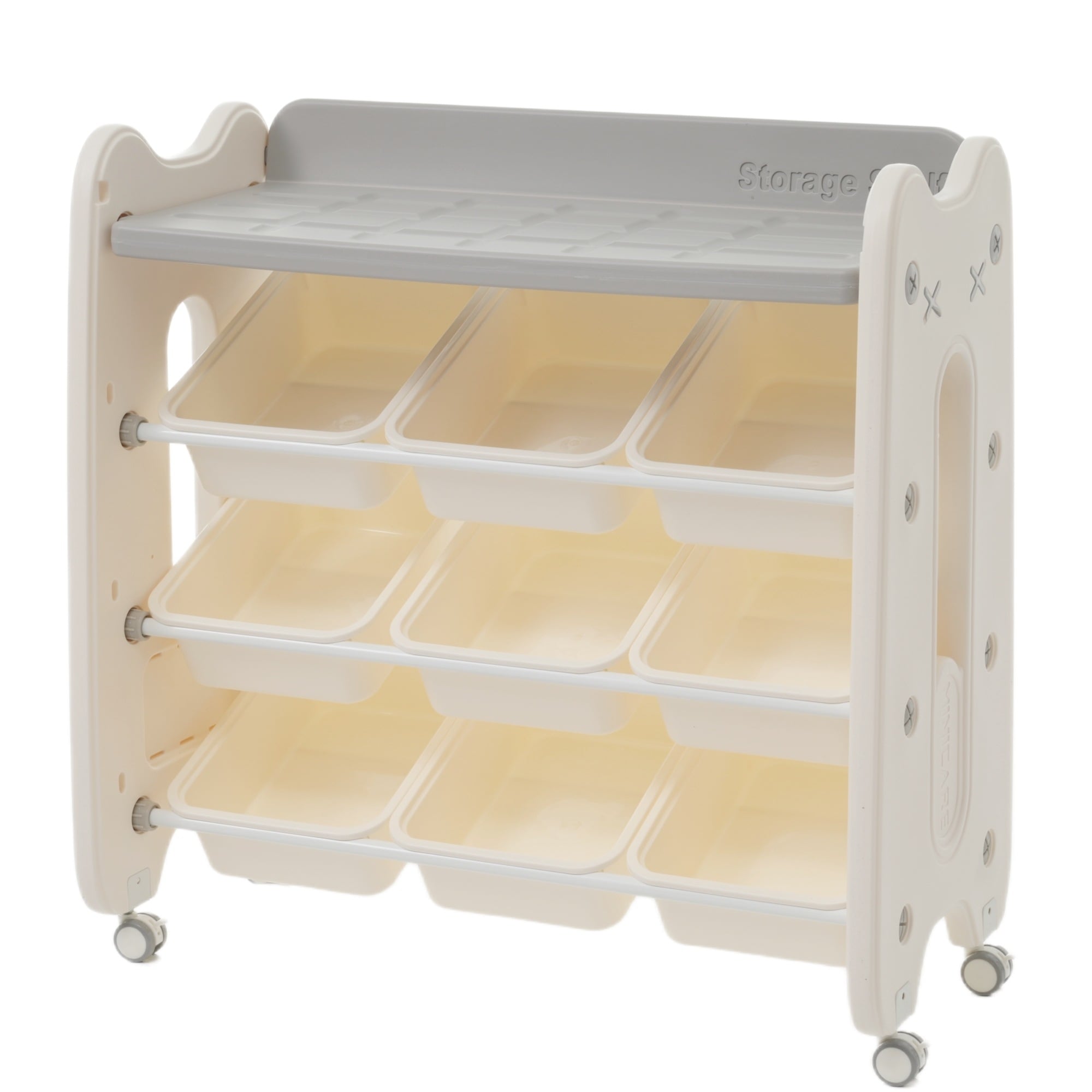 【安心保証】おもちゃ収納 4段 子ども 大容量 収納ラック インナーボックス付 子供部屋 ラック 棚 コンパクト 小物収納 かわいい 片付けが身につく知育家具