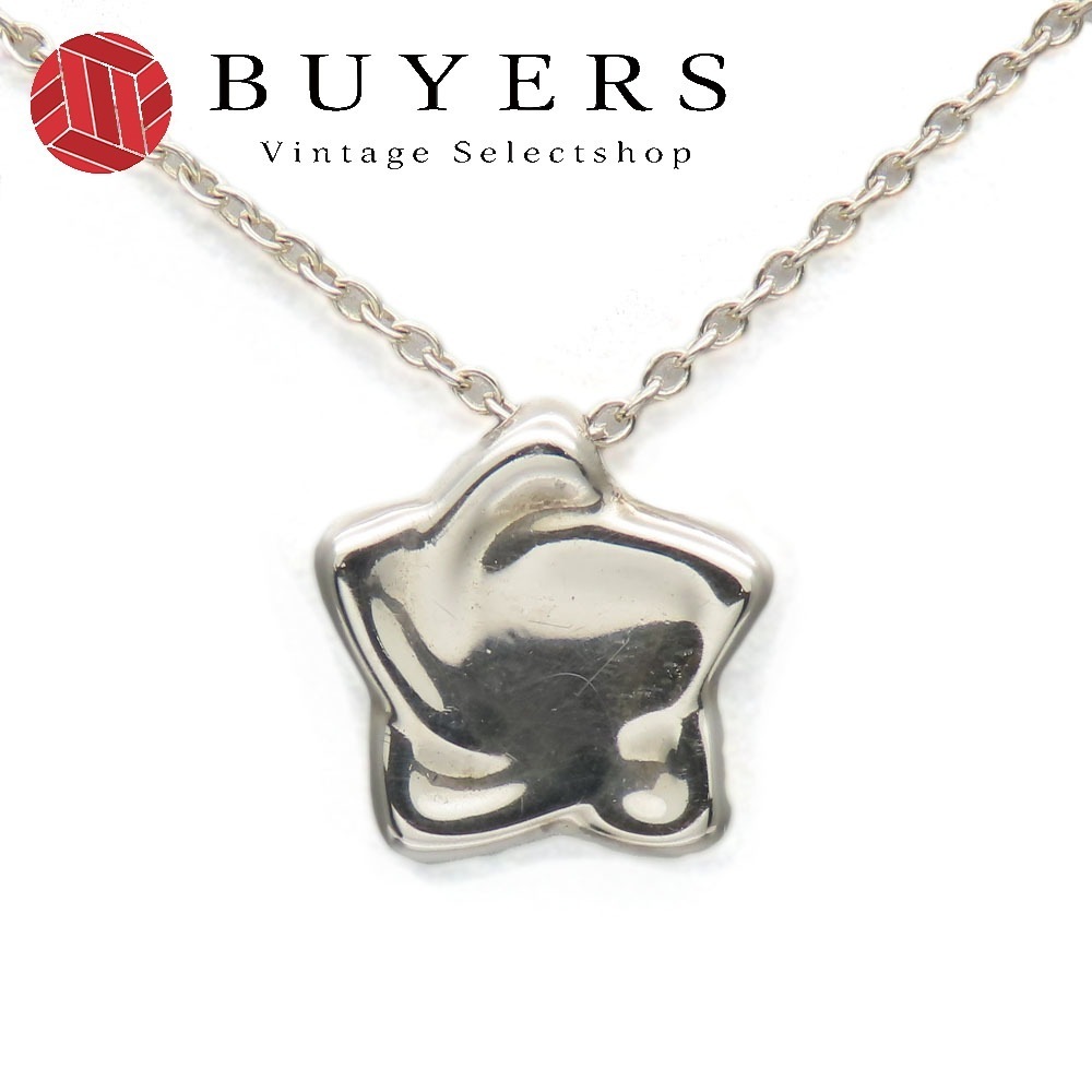 中古 ネックレス スター モチーフ シルバー925 約2.8g シルバー エルサペレッティ アクセサリー レディース 女性 16,940円