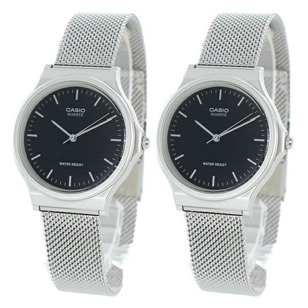国内正規品 カシオ スタンダード ペアウォッチ 腕時計 手表 メンズ レディース ユニセックスモデル レトロ アナログ メタルバンド MQ-24M-1EJHMQ-24M-1EJH 誕生日プレゼント ポ