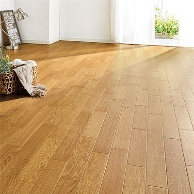 フローリング調 クッションフロア/フロアマット 〔江戸間8畳用 ドゥーモ〕 日本製 防水 撥水 抗菌加工 〔リビング〕 フローリング調 クッションフロア⁄フロアマット 〔江戸間8畳用