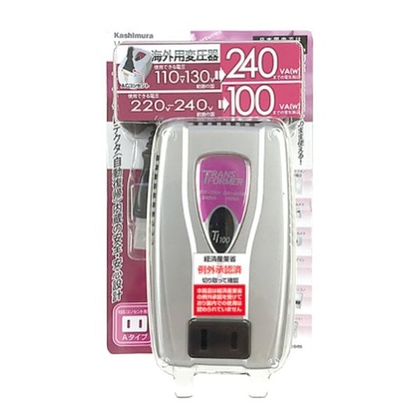 海外用変圧器 110-130V/240VA 220-240V/100VA WT-73M