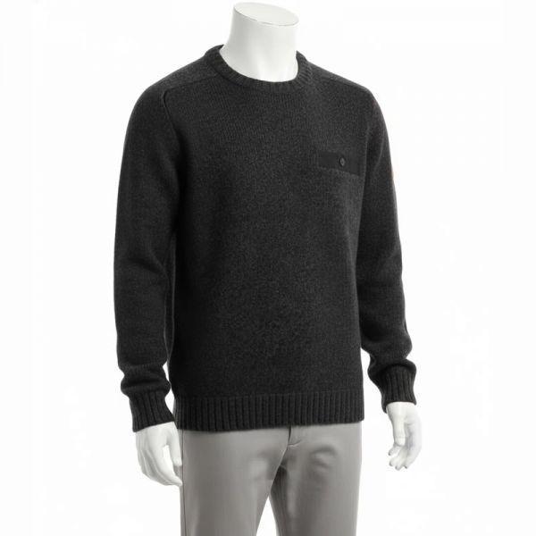 フィエルラーベン メンズ ラダ ラウンドネック ニット セーター ブラック 84139550