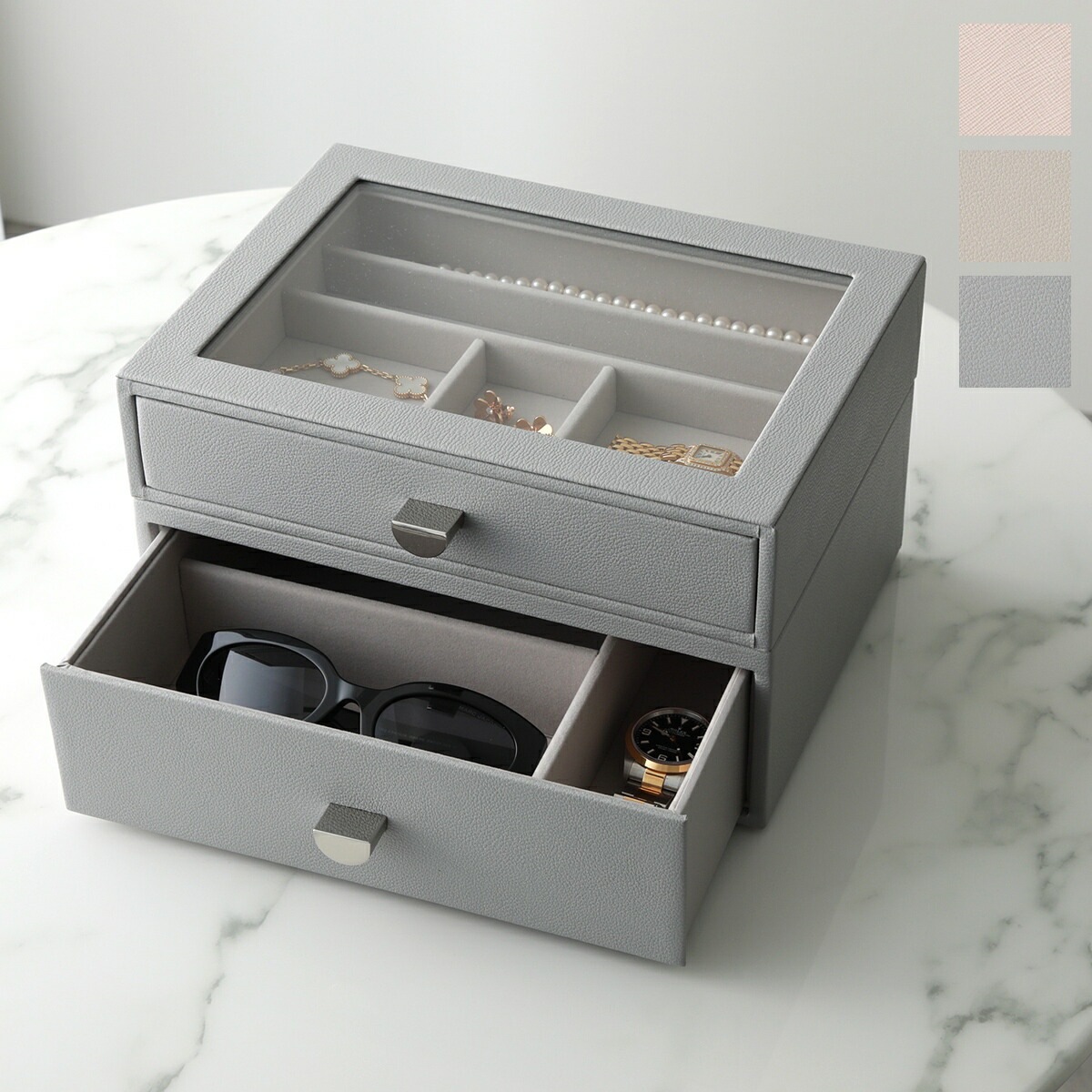 STACKERS スタッカーズ ジュエリーボックス Classic Drawers 2 set クラシック ドロワー 2セット レディース アクセサリーケース 小物入れ カラー3色
