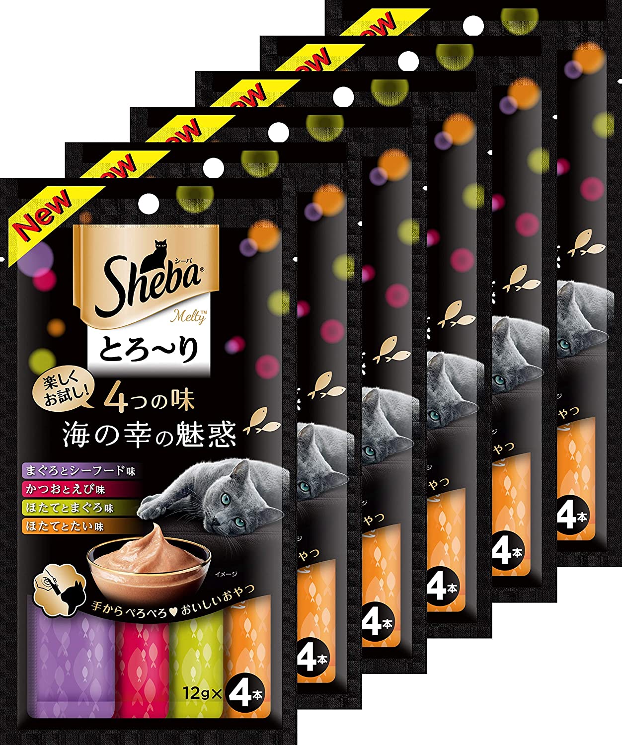 20%OFF】 シーバ (Sheba) 猫用おやつ とろ~り メルティ かつお味