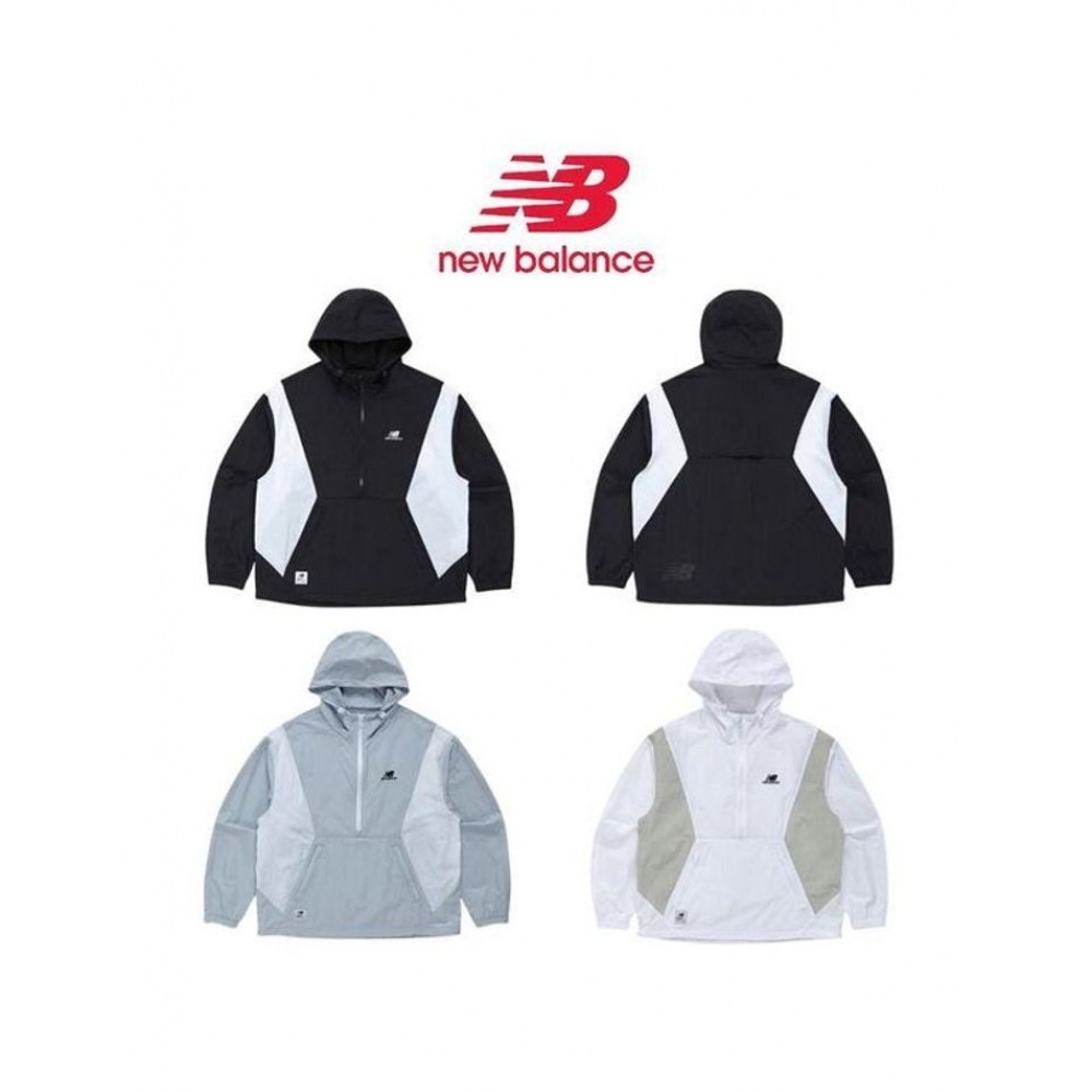 ニューバランス UNI 軽量カラーブロック フーディー アノラック NBNAD22423