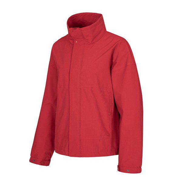 女性ウインドブレーカー ルネ スタンドカラー ショート丈 2Layer 防風ジャケット MLUFJ601D3