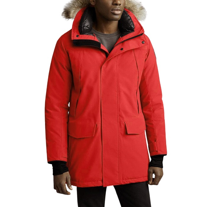 ダウンコート メンズ パーカー シェリドン ジャケット おしゃれ アウター ファッション 赤 レッド 2073MB ブランド 高級 冬 高級ブランド