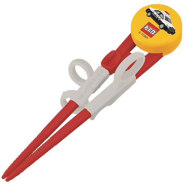 (まとめ) デラックス トレーニング箸/練習用はし (シリコン製) すべり止め加工 『トミカ17』 (48個セット)