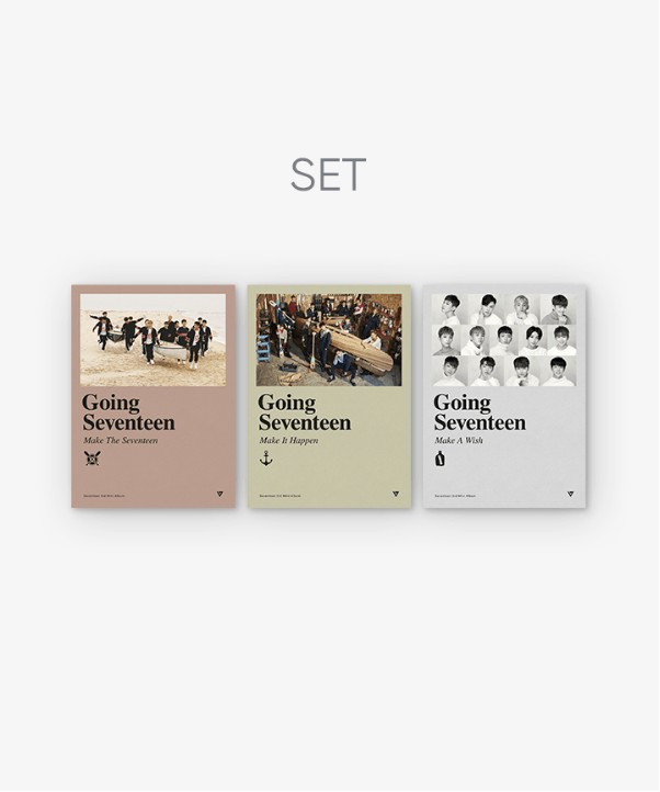 [正品] SEVENTEEN- 3rd Mini Album Going Seventeen (SET)