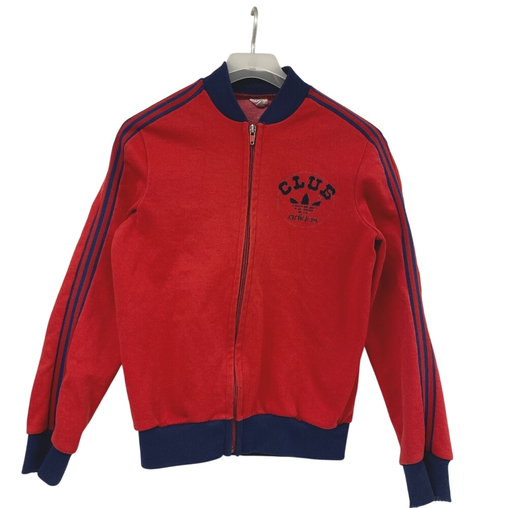 ジップアップ ヴィンテージ トラックジャケット トレフォイルロゴ - その他アウター レッド メンズ ブランド