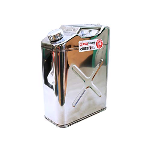 ガソリン携行缶 20L 縦型 ステンレス ガソリンタンク ジェリカン 消防法適合品 GS-20T