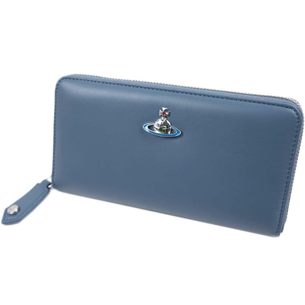 ヴィヴィアンウエストウッド 財布 長財布 ラウンドファスナー レディース エマ ブルー EMMA BLUE Vivienne Westwood 51050023-42105-K401 21,456円