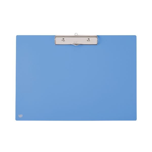 (まとめ) ライオン事務器 PETカラー用箋挟B4ヨコ ブルー No.231K 1枚 (×10セット)