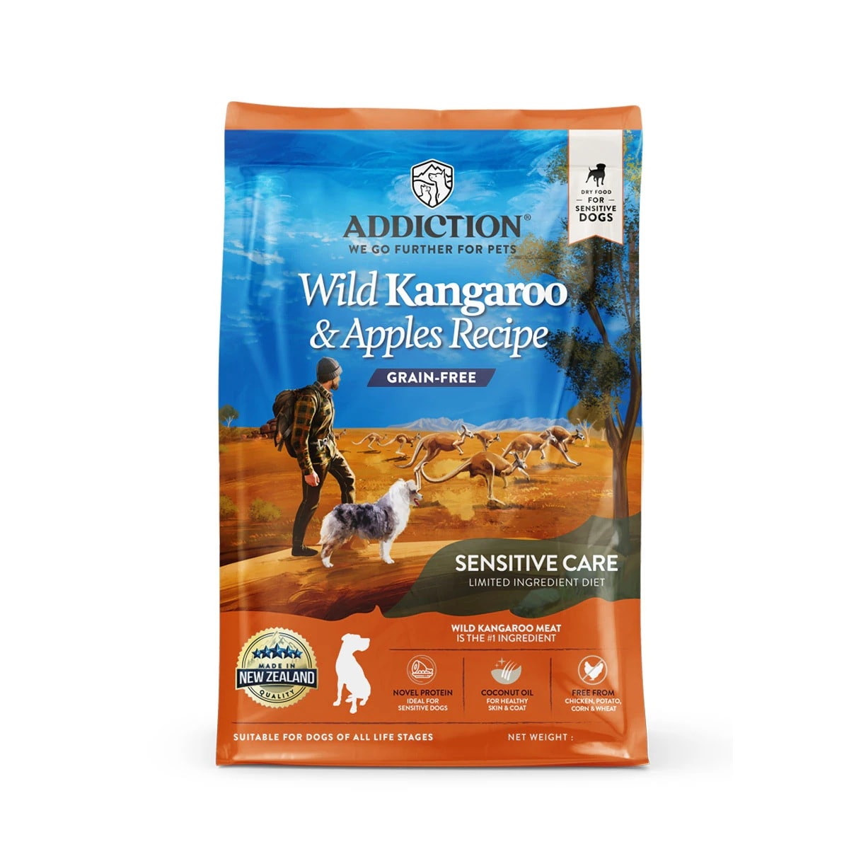 アディクション ワイルドカンガルー＆アップル グレインフリードッグフード4.8kg