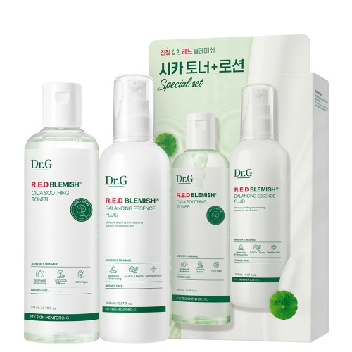 レッド ブレミッシュ シカ スージング 2点セット トナー 200mL+エッセンス フルイド 150mL