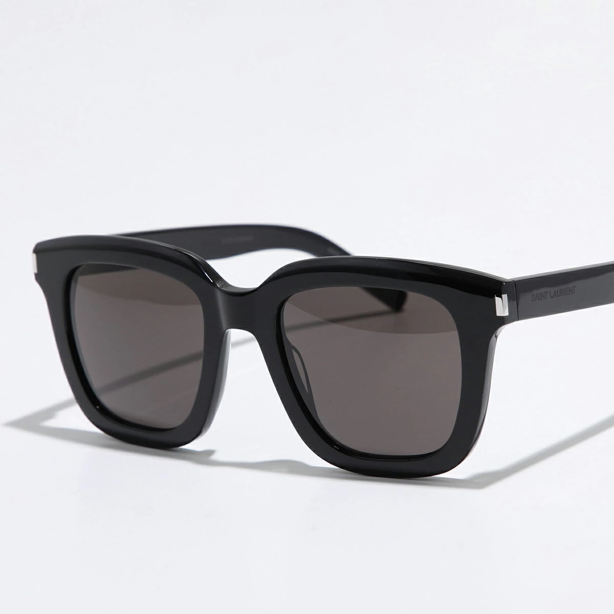 SAINT LAURENT サンローラン サングラス SL 465 メンズ ウェリントン型 フルリム メガネ 眼鏡 ロゴ アイウェア 001