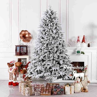 210cm クリスマスツリー☆シルバーやホワイト系飾り