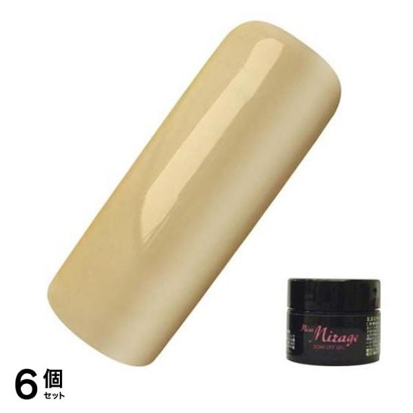 Miss Mirage(ミスミラージュ) ソークオフジェル シアー サンド S21S 2.5g 6個セット