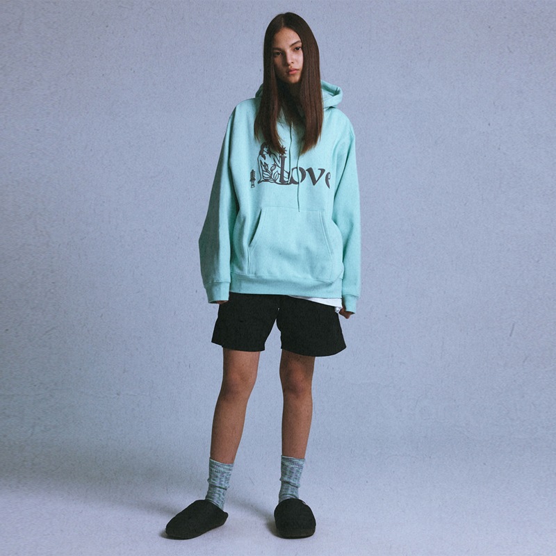 LOVE HOODIE(MINT)
