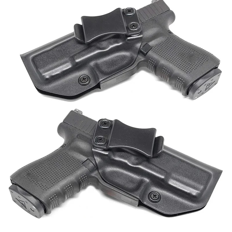 内側ウエストバンドiwb kydexホルスターカスタムグロック17 19 22 23 25 26 27 31 32 33 43隠さ9ミリメートル銃ピストルケースbeltclip