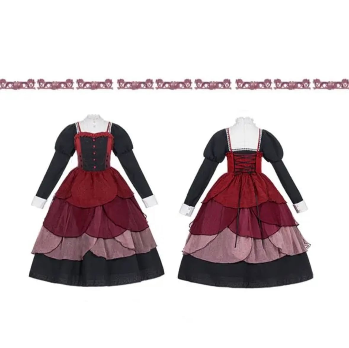 新作オリジナル高質ロリータワンピースセットアップ可愛い