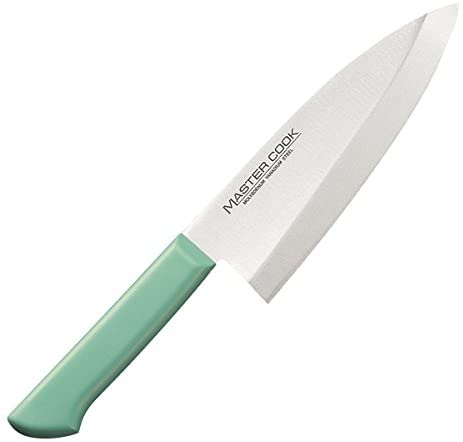 片岡製作所 マスターコック 抗菌カラー包丁 MCDK-165 和風出刃包丁 16.5cm グリーン