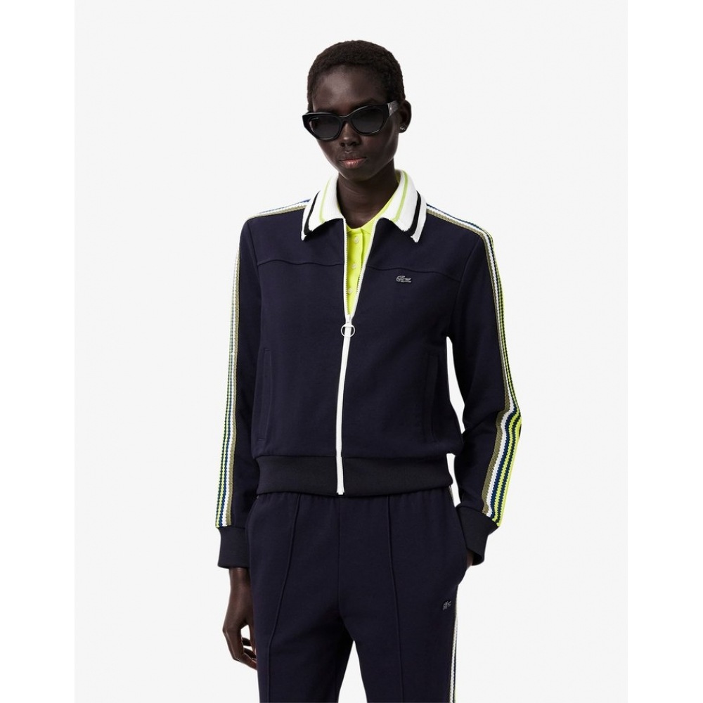 ラコステレディースニューロゴクルーネックスウェットシャツ SF2656-54N I2K