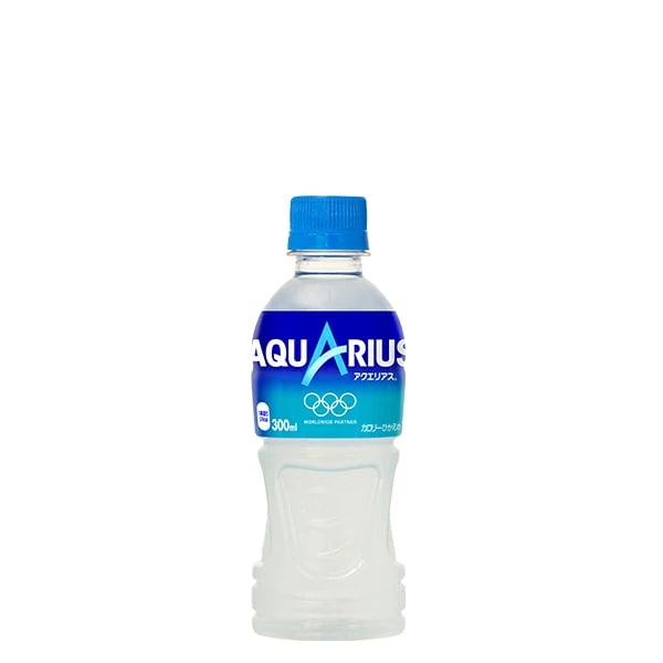 アクエリアス 300mlPET 2ケース 24本 合計 48本