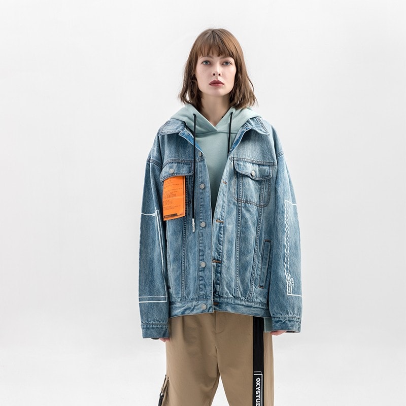 ユニセックスデニムジャケット 4色展開